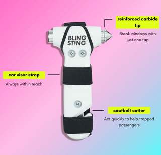 Car Escape Hammer & Glass Window Breaker