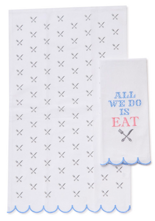 Eating Kitchen Dish Towel