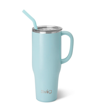 Shimmer Aquamarine Mega Mug 40oz