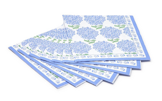 Hydrangea 3-Ply Paper Cocktail Napkin