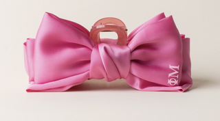 Sorority Satin Bow Clip