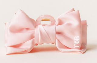 Sorority Satin Bow Clip