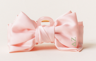 Sorority Satin Bow Clip