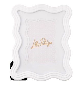 Wavy Picture Frame, Resort White