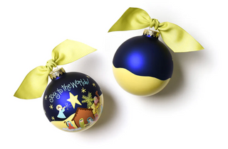 Joy To The World Glass Ornament