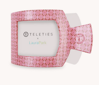 Berry Cozy Flat Square Hair Clip
