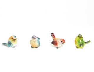 Hand-Painted Birds