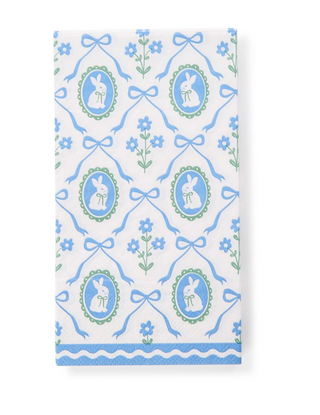 Bunnies and Bows 3-Ply Paper Dinner Napkin