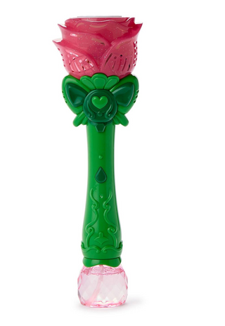 Pink Rose LED Illuminating Bubble Wand