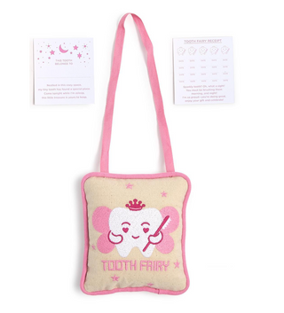 Tooth Fairy Embroidered Pillow Door Hanger