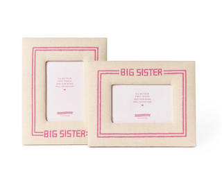 Big Sister 4" x 6" Embroidered Photo Frame