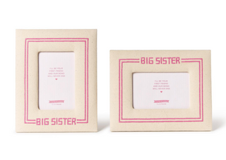 Big Sister 4" x 6" Embroidered Photo Frame
