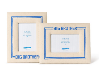 Big Brother 4" x 6" Embroidered Photo Frame