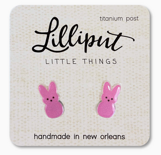 Marshmallow Easter Bunny Earrings