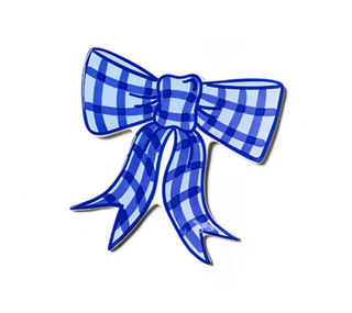 Blue Gingham Bow Mini Attachment