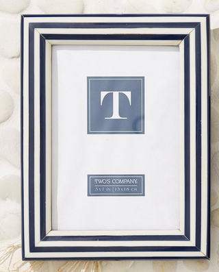 Nautical Stripe Photo Frame