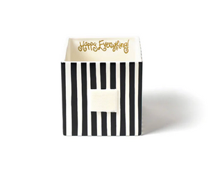 Black Stripe Mini Nesting Cube