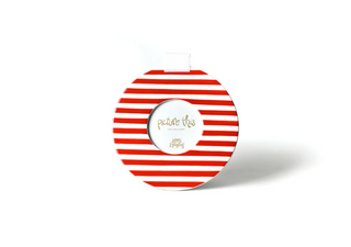Red Medium Stripe Mini 8.5 Round Frame