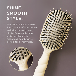 Boar Bristle Hair Brush | Tan