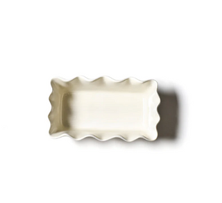 Signature Ruffle Loaf Pan White