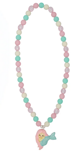 Pink Matte Mermaid Necklaces