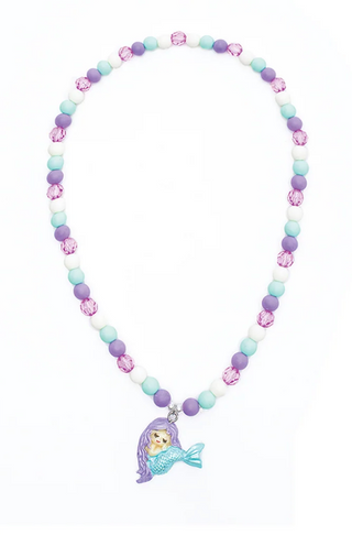 Purple Matte Mermaid Necklaces