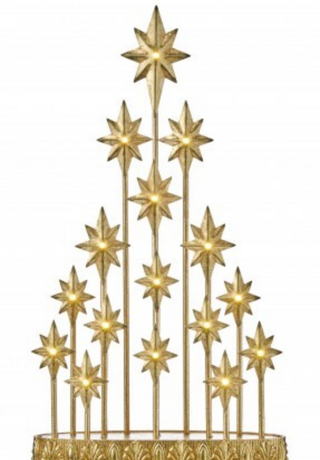 20" LED Metal Star Light Tree