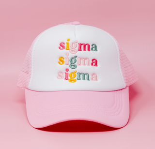 Greek Sorority Embroidered Tucker Hats