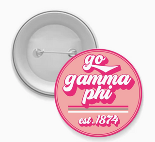 Sorority Button- Go Design
