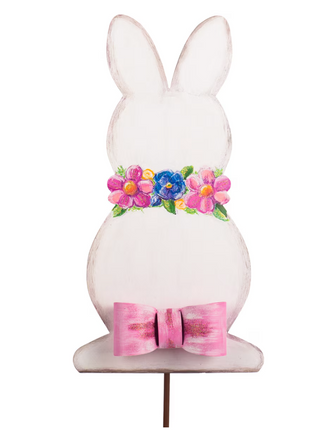 Bow Bottom Bunny Yard Sign