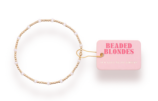 White Dainty Poppi Bracelet