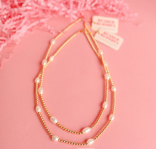 Pearl Poppi Beaded Clasp Necklace