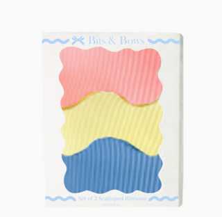 Scalloped Ribbon Set, Sun/Sand/Sea