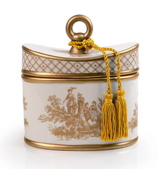 Grapefruit du Soleil Classic Toile Ceramic Two-Wick Candle