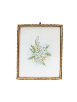 Pewter & Glass Photo Frames with Art