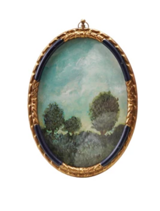 Pewter & Glass Photo Frames with Art