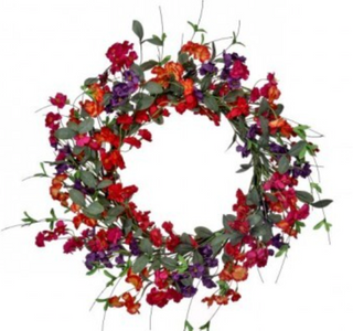 24"MINI GARDEN BLOSSOM WREATH