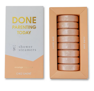 DONE PARENTING TODAY - SHOWER STEAMERS - ORANGE VANILLA