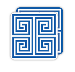 GREEK KEY SQAURE COASTER