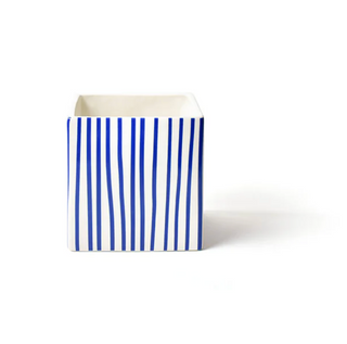 Indigo Stripe Medium Mini Nesting Cube