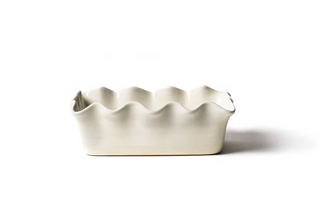 Signature Ruffle Loaf Pan White