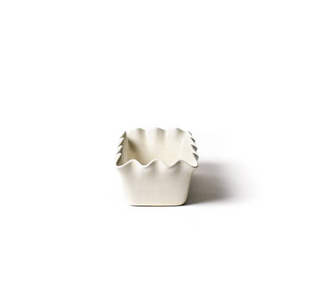 Signature Ruffle Loaf Pan White