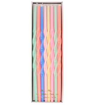 Mixed Twisted Long Candles (x16)
