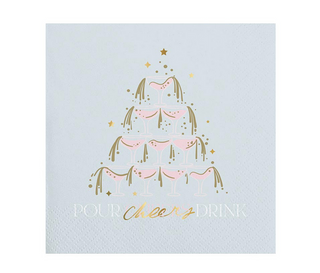Pour Cheers Wine Foil Napkin