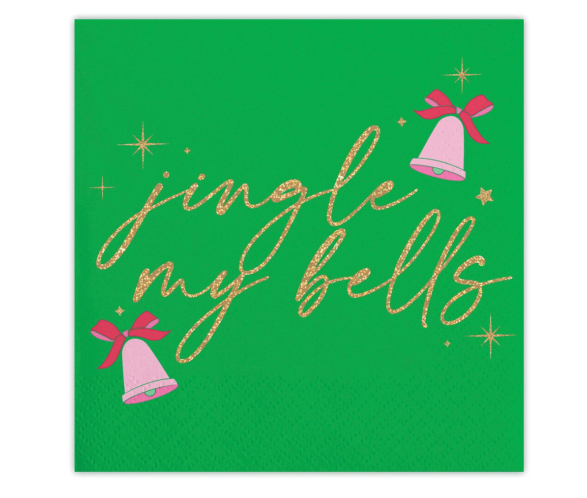 Jingle Bells Beverage Napkin