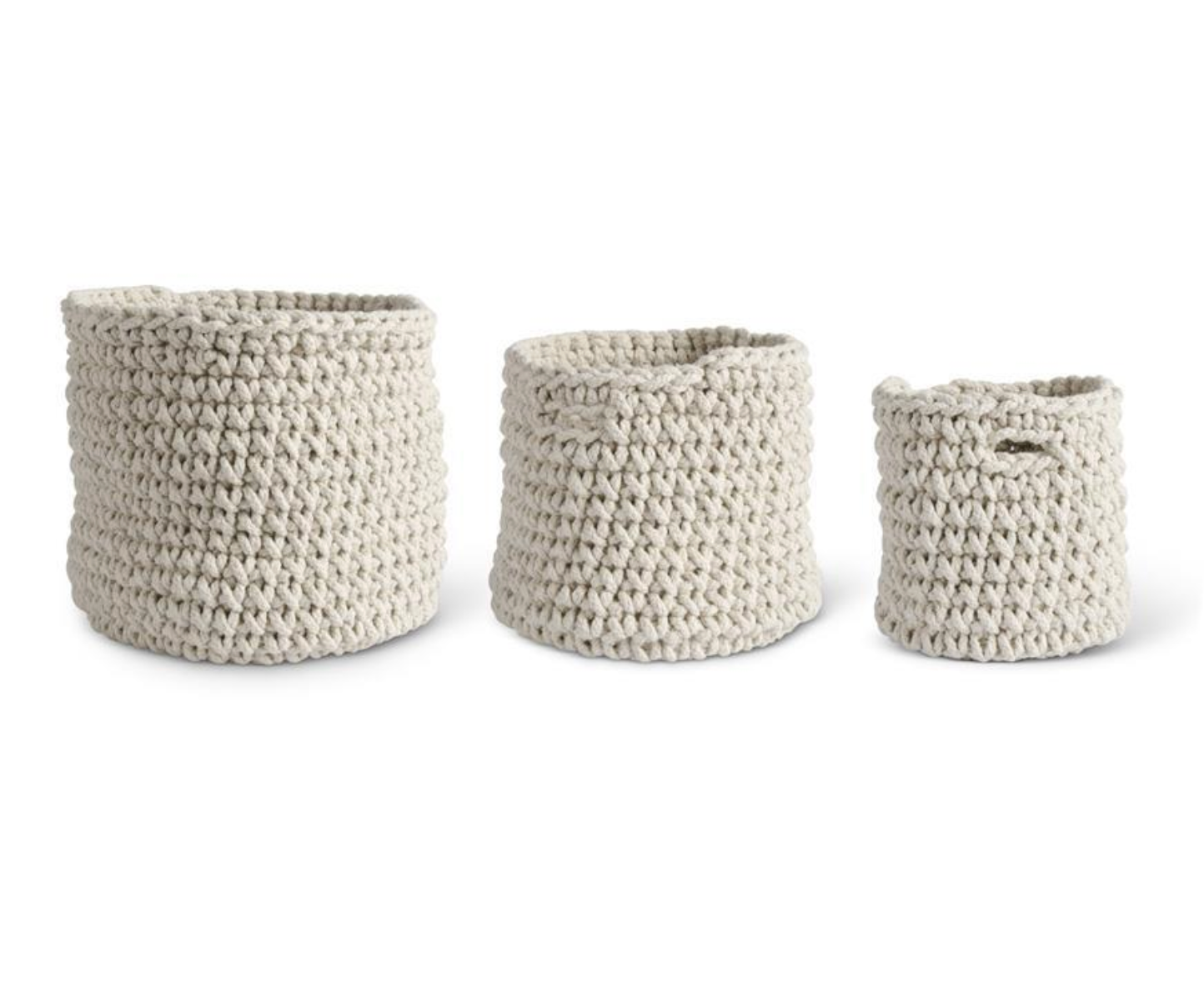 K&K Interiors Woven Rope Baskets