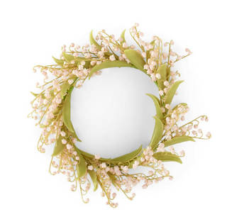 Pink Real Touch Lily of the Valley Candle Ring