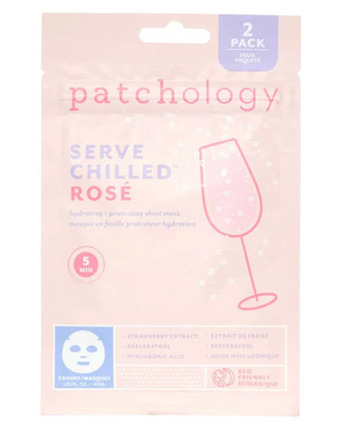 Served Chilled Rosé Face Mask 2 Pack