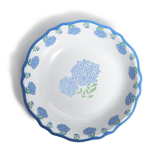 Hydrangea Melamine Bowl
