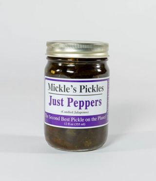 Just Peppers Mickle's Pickles 12oz Jar